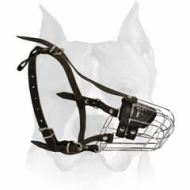 Amstaff Buckled Basket Muzzle with Perfect Ventilation Amstaff Buckled Basket Muzzle with Perfect Ventilation