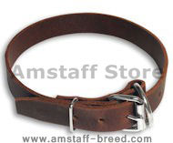 1 inch Dog Collar-One inch Leather Collar for Amstaff