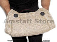 Found Jute Bite Wedge Tug Toy with Hidden Handles Found Jute Bite Wedge Tug Toy with Hidden Handles