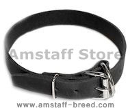Leather Field Collar for Amstaff
