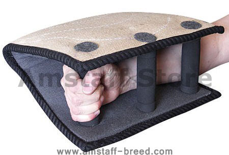 Found Puppy Bite Builder w/h 3 handle made of jute-Wedge Tug