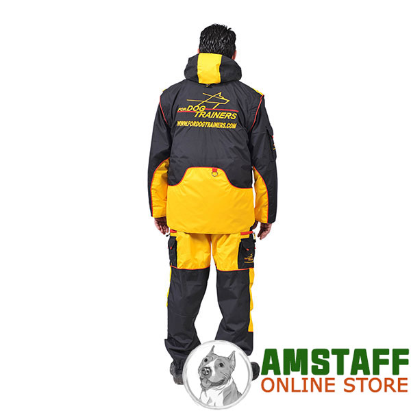 Membrane Fabric Dog Training Bite Suit with a Few Pockets